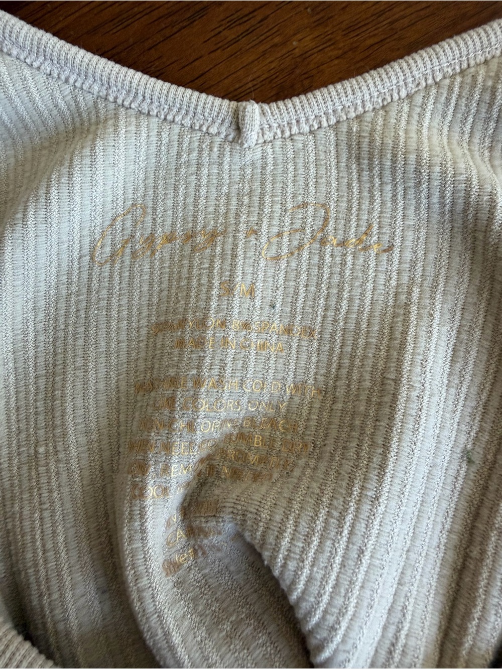 Gypsy Jade Ribbed Tank Top - Picture 2 of 2